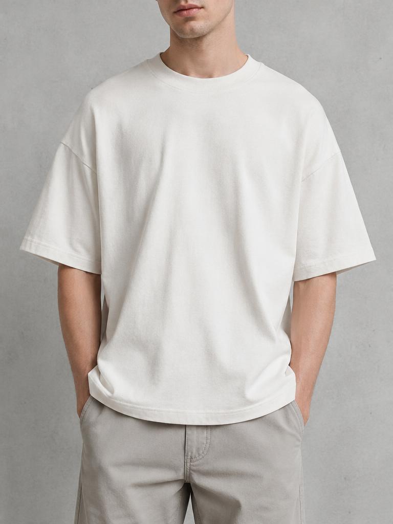 OFFGRID Boxy Tee, kolor Off-White